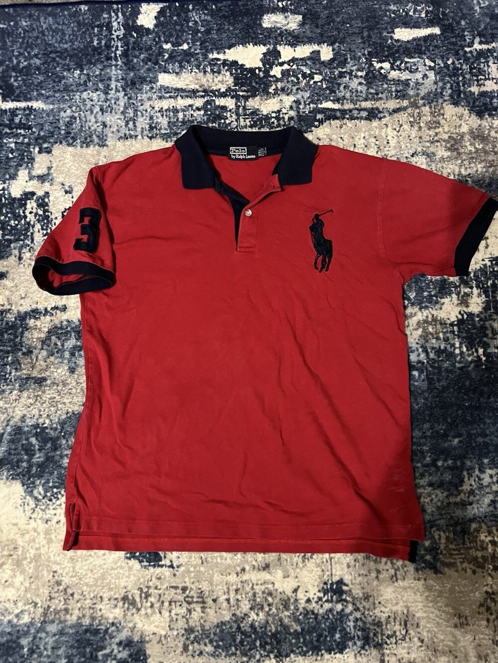 Size 2XL- Vintage Polo By Ralph Lauren Big Pony Chief Keef Style Shirt